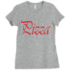 pizza Ladies Fitted T-Shirt