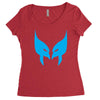 wolverine mask x men avengers marvel comics gift Women's Triblend Scoop T-shirt