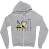 sumo pile driver Zipper Hoodie