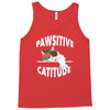 pawsitive catitude Tank Top