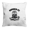 gopher it! Throw Pillow