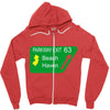 gps logo free exit 63 beach haven Zipper Hoodie