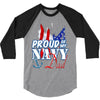 navy dad 3/4 Sleeve Shirt