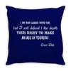 oscar wilde quote girls Throw Pillow