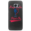 keep calm and pitch on Samsung Galaxy S7 Edge Case