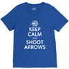 keep calm &amp; shoot arrows V-Neck Tee