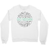 go vegan 3 Crewneck Sweatshirt