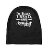 i'm black i read and i know Baby Beanies
