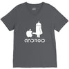 android robot spoof V-Neck Tee