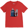 defacing the phonebox hoody V-Neck Tee
