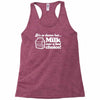 milk was a bad choice Racerback Tank