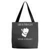 life is tough wear a helmet Tote Bags