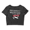 necessity is the mother Crop Top