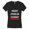 stormzy #merky Women's V-Neck T-Shirt