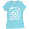 40th birthday Ladies Fitted T-Shirt