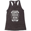 Super Cool Mom Of A Freaking Awesome Son Racerback Tank