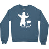 bear grills bbq funny Crewneck Sweatshirt