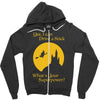 i drive a stick   halloween superpower Zipper Hoodie