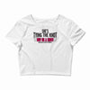 shes tying the knot buy us a shot Crop Top
