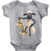 shaun the skater Baby Bodysuit