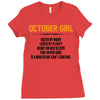 October Girl Hated By Many Ladies Fitted T-Shirt