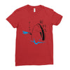 Fish Holdup Ladies Fitted T-Shirt