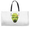 no brain no gain Weekender Totes