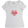 CALL ME BABY Women's Triblend Scoop T-shirt