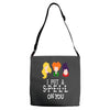 sanderson sister tee Adjustable Strap Totes
