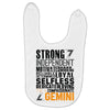 Strong Independent Motivated Gemini Baby Bibs
