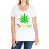 is smoke Ladies Curvy T-Shirt