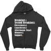 hobbit meals Zipper Hoodie