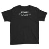 binary it's as easy as Youth Tee