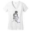 the punished Women's V-Neck T-Shirt