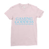 gaming goddess you may bow before me Ladies Fitted T-Shirt