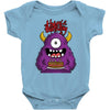 happy birthday monster Baby Bodysuit