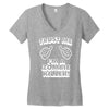 trust me i'm a zombie killer Women's V-Neck T-Shirt