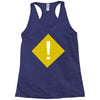 warning Racerback Tank