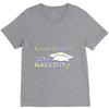 kindergarten 2017 nailed it graduation V-Neck Tee