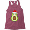 santa avocado Racerback Tank