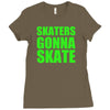skaters gonna skate Ladies Fitted T-Shirt