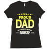 proud dad nurse Ladies Fitted T-Shirt