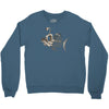 animal fishing tee graphic Crewneck Sweatshirt