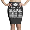 F Chord Dad Funny Guitar Pencil Skirts