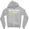 December Girl Facts Capricorn Zipper Hoodie