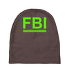 mens fbi print casual slim Baby Beanies