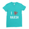 i heart rajesh Ladies Fitted T-Shirt