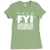 i use random sign language Ladies Fitted T-Shirt