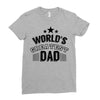 world's greatest dad Ladies Fitted T-Shirt