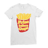 fries before guys Ladies Fitted T-Shirt